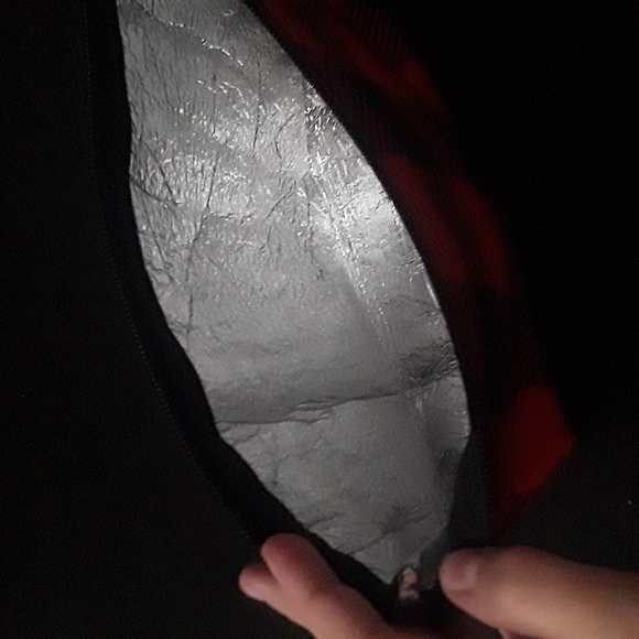 Von Maur Insulated buffalo plaid lunch bag - Picture 4 of 4